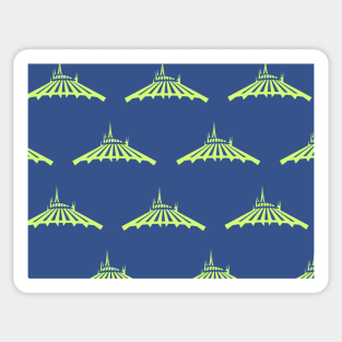 Space Mountain Pattern Sticker